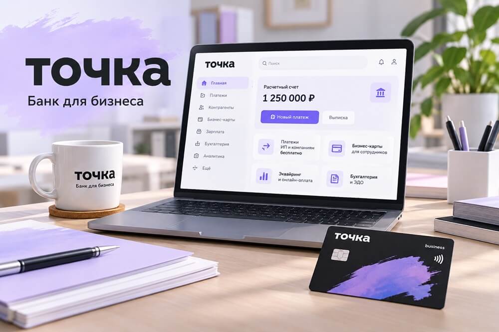 Расчетный счет в Точке для ИП и ООО