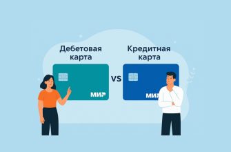 Сравнение дебетовой и кредитной карты