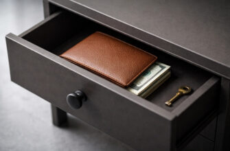 Кошелек с деньгами в закрытом ящике как символ финансовой приватности