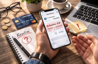 Кешбэк не начислили - проверка транзакции в мобильном банке